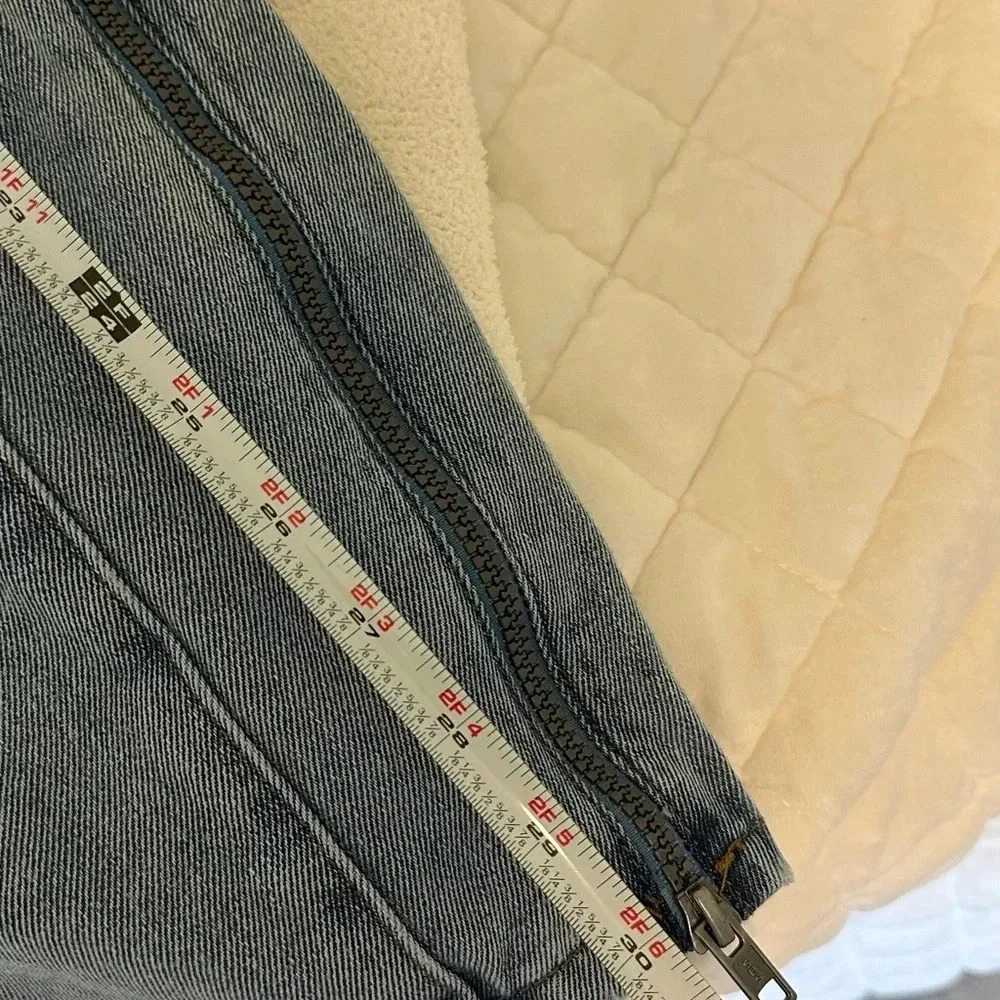 Asymmetrical denim skirt - Picture 6 of 9
